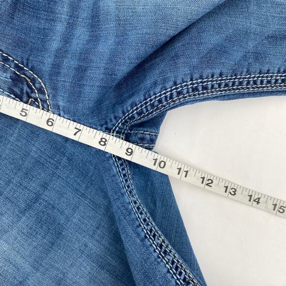 Silver Jeans Co Lola Mid Rise Medium Wash Denim Bootcut Jeans W32/L30 35 30 - Picture 9 of 10